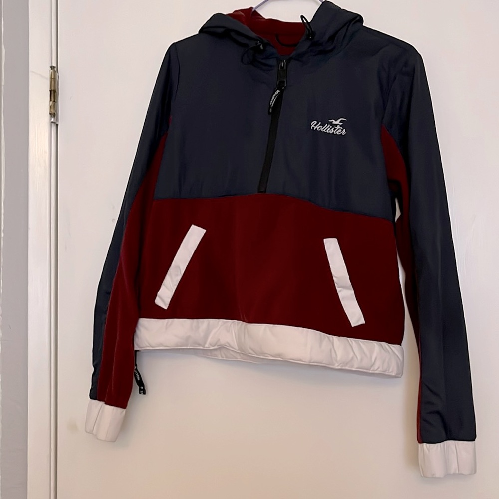 Hollister two-tone fleece hoodie